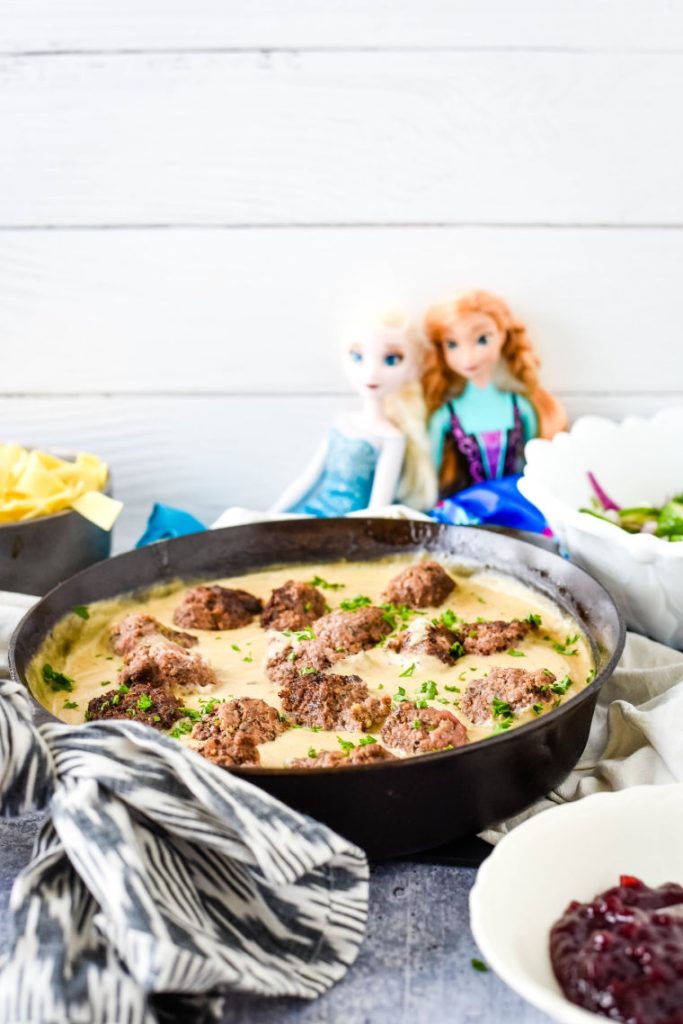 swedish meatballs with frozen dolls