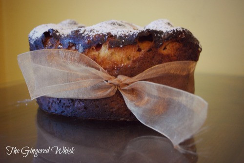 Sourdough Panettone - The Gingered Whisk sourdough panettone with bow