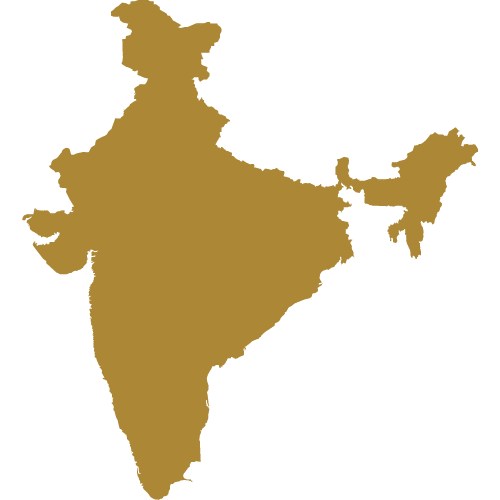 India in gold